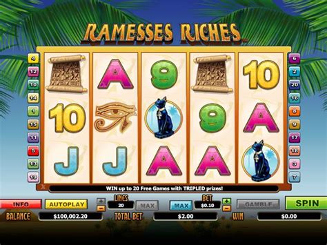 Игровой автомат Ramesses Fortune  играть бесплатно